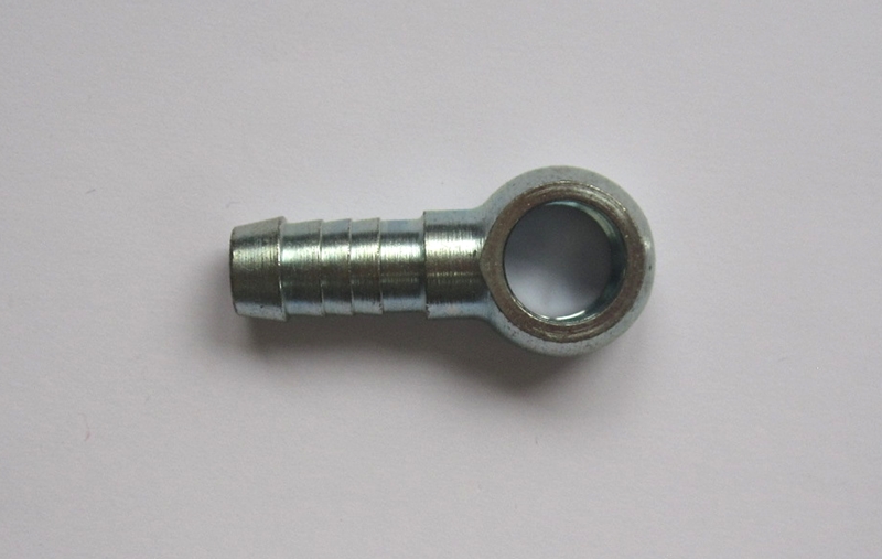 Stahl-Ringstück 10mm Schlauch Bohrung 12mm Durchmesser