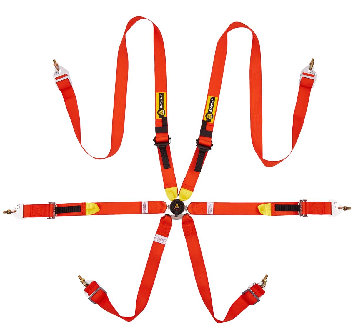 Beltenick FIA 2-2 HANS Gurt HyperLight Farbe: orange 2024