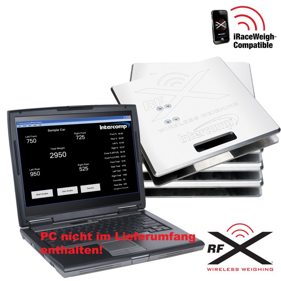 Intercomp Radlastwaage SW787RFX 700kg / Platte