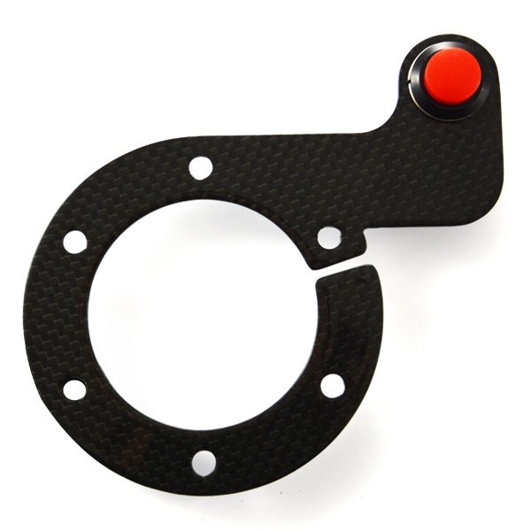 Beltenick  Carbon Schalterplatte für Lenkräder - 1 Taster 