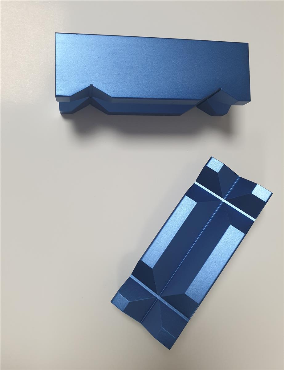 Aluminium Schutzbacken mit Magnet Schraubstockbacken zur Montage von Dash-Systemen (Aluminium) 