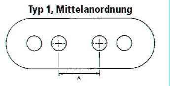 ITG JC 50 Grundplatte - Aluminium ungebohrt
